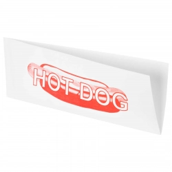 Opakowanie torebka koperta na HOT-DOG 9x25cm foliowana powlekana 200szt.