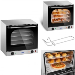 Piec piekarnik konwekcyjny 4-poziomowy 2400 W + 4 x Tacka