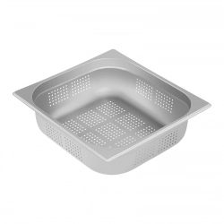 Pojemnik gastronomiczny perforowany ze stali nierdzewnej GN2/3 100 mm