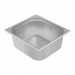 Pojemnik gastronomiczny perforowany ze stali nierdzewnej GN2/3 150 mm