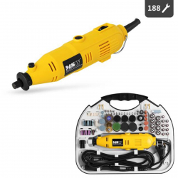 Multiszlifierka szlifierka wielofunkcyjna 35000 obr./min 135W 230V MULTI-GRIN135.4 ZESTAW 188 elementów