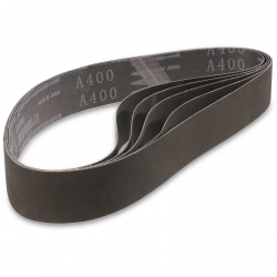 Taśmy pasy ścierne szlifierskie bezkońcowe 40 x 760 mm ziarnistość 400 MSW-AOBELT476-400 5 szt.