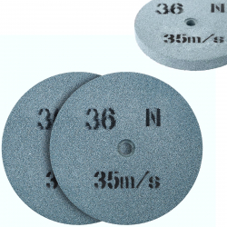 Kamień szlifierski ściernica tarcza do szlifowania ziarnistość 36 śr. 150 x 16mm 2 szt.