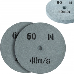 Kamień szlifierski ściernica tarcza do szlifowania ziarnistość 60 śr. 200 x 20mm 2 szt.