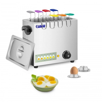 Jajowar urządzenie do gotowania 8 jajek 2600W 30 - 110C + 4x podstawka do jajek