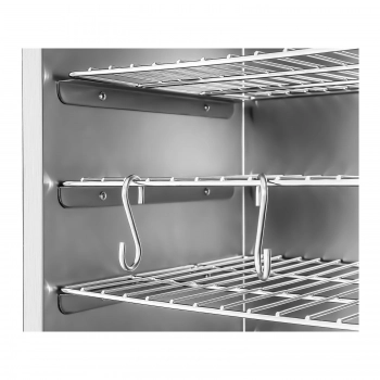 Piec do wędzenia wędzarnia elektryczna na wiórki zrębki 4 ruszty 70L 1000W Royal Catering