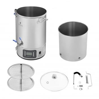 Kocioł warzelny zacierny mini browar do piwa LCD 40L 230V Royal Catering
