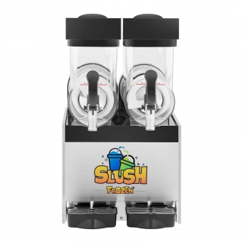 Granitor dyspenser urządzenie do napojów slush granity podwójny 2x 15L