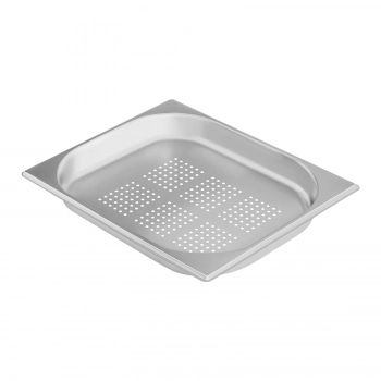 Naczynie gastronomiczne perforowane ze stali GN1/2 gł. 40 mm