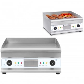 Grill płyta grillowa elektryczna gładka 300C 60 cm 2 x 3200W