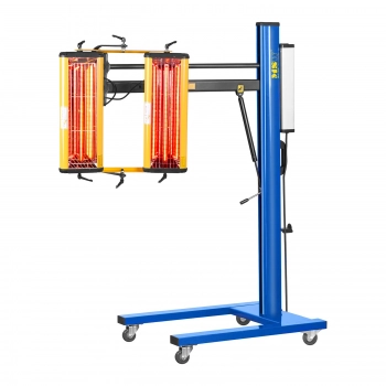 Promiennik ciepła podczerwieni lakierniczny do suszenia farb na statywie 2200W IR-DRYER2000.1