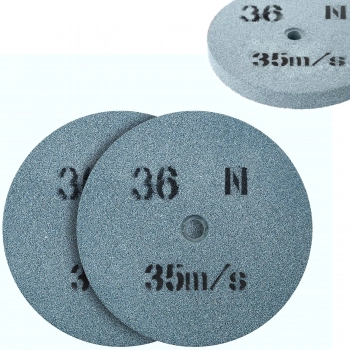 Kamień szlifierski ściernica tarcza do szlifowania ziarnistość 36 śr. 150 x 16mm 2 szt.