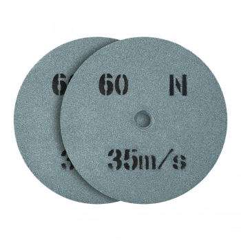 Kamień szlifierski ściernica tarcza do szlifowania ziarnistość 60 śr. 150 x 16mm 2 szt.