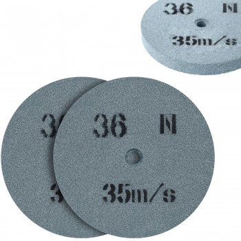 Kamień szlifierski ściernica tarcza do szlifowania ziarnistość 36 śr. 150 x 20mm 2 szt.