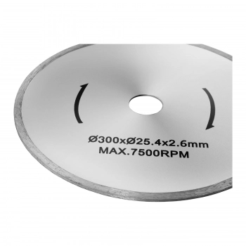 Tarcza do piły tarczowej do cięcia kamienia z diamentowym ostrzem śr. 300/25.4mm