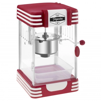 Domowa maszyna urządzenie do popcornu RETRO Bredeco BCPK-300-WR 300W
