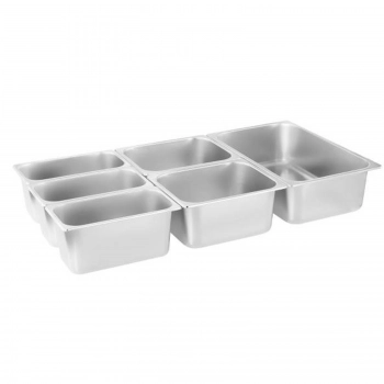 Bemar wodny podgrzewacz wolnostojący z kranem 6 x GN 150mm 55L Royal Catering