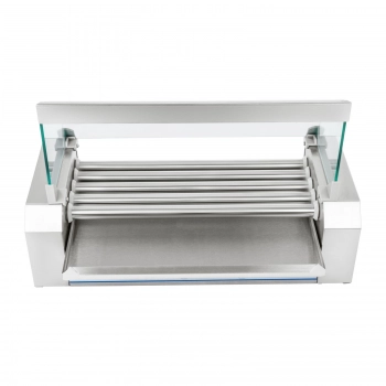 Grill rolkowy z pokrywą roller grill podgrzewacz do parówek 5 rolek