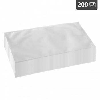 Worki próżniowe moletowane do pakowarki próżniowej 15 x 25 cm 200 szt. certyfikat LFGB oraz FDA Royal Catering