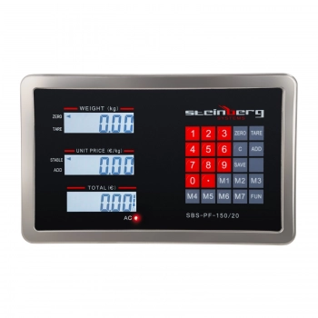 Waga platforma walizkowa bezprzewodowa WiFi SBS-PF-A150/20 LCD do 150kg
