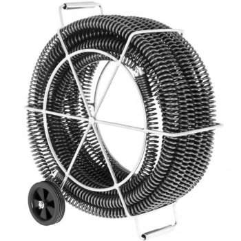 Spirala przepychacz sprężyna do rur hydrauliczna 4 x 4.65 m śr. 32 mm ZESTAW