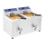 Frytownica frytkownica podwójna indukcyjna 7000W 230V Royal Catering 2x 10L