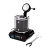 Profesjonalny piec tyglowy GOLDBRUNN GBPC-2000 do 1100C 1900W