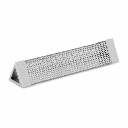Wkład do wędzarni na wiórki zrębki drewna trójkątny nierdzewny 30.2x6.2x5.4cm