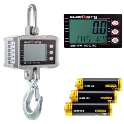 Waga hakowa podwieszana do 1000kg / 0,5kg LCD