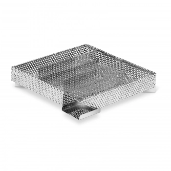 Wkład do wędzarni na wiórki zrębki drewna prostokątny nierdzewny 20.5x3.2x4.4cm