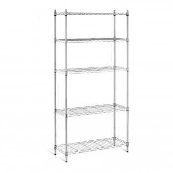 Regał magazynowy druciany ażurowy kolor szary 180x90x35cm do 250kg