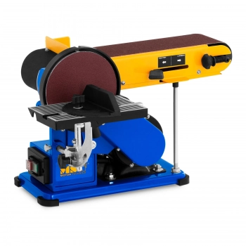 Szlifierka taśmowo-tarczowa stołowa 2 w 1 375 W + Tarcza 150 mm Pas 100 x 914 mm