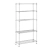 Regał magazynowy druciany ażurowy kolor szary 180x90x35cm do 150kg