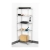 Regał magazynowy druciany ażurowy kolor szary 150x55x35cm do 150kg