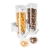 Dozownik dyspenser do produktów sypkich płatków muesli bakalii zawieszany na ścianę 2 x 1.5L