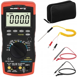 Multimetr miernik cyfrowy prądu AC/DC True RMS NCV LCD