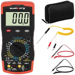 Multimetr miernik cyfrowy prądu AC/DC test hFE NCV LCD