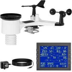 Bezprzewodowa stacja meteorologiczna pogodowa LCD WiFi 7w1 100m