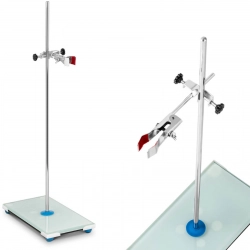 Statyw stojak laboratoryjny z wyposażeniem 63 cm 1 uchwyt