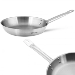 Patelnia ze stali nierdzewnej indukcja gaz śr. 24 cm