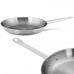 Patelnia ze stali nierdzewnej indukcja gaz śr. 30 cm