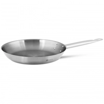 Patelnia ze stali nierdzewnej indukcja gaz śr. 30 cm