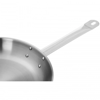 Patelnia ze stali nierdzewnej indukcja gaz śr. 30 cm