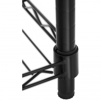 Regał magazynowy druciany ażurowy 3 półki 60 x 35 x 77 cm do 120 kg