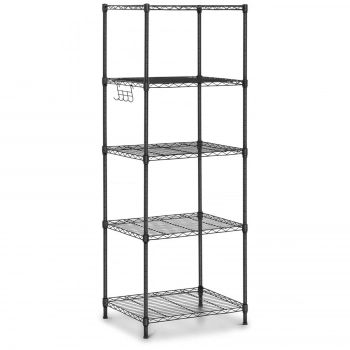 Regał magazynowy druciany ażurowy 5 półek 55 x 44.5 x 150 cm do 150 kg