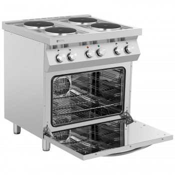 Kuchnia elektryczna 4-płytowa z piekarnikiem 4 x 2600 W 3 kW 400 V ITALY