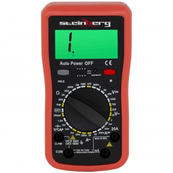 Multimetr miernik cyfrowy prądu AC/DC 1000V test hFE LCD