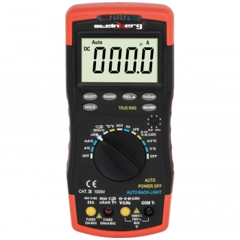 Multimetr miernik cyfrowy prądu AC/DC True RMS NCV LCD