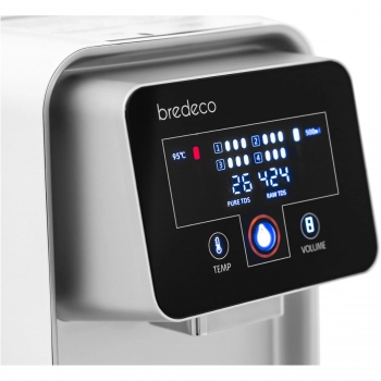 Dystrybutor dozownik wrzątku gorącej wody z wyświetlaczem 4 filtry LED 5L 2200W