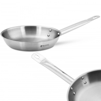 Patelnia ze stali nierdzewnej indukcja gaz śr. 20 cm